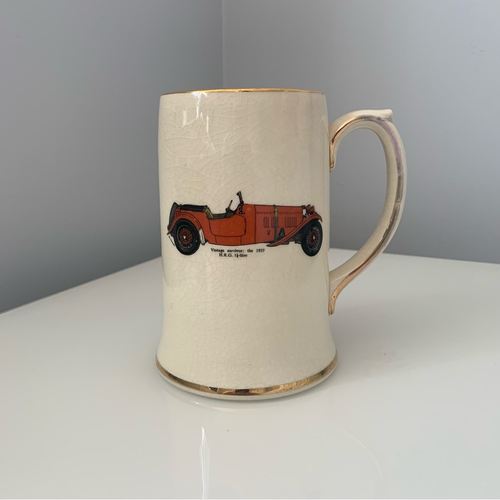 Vintage (1930s) Sadler English Vintage Survivor: the 1937 beer stein beer mug
